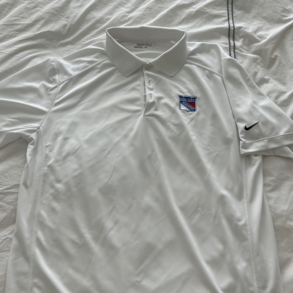 Rare New York Rangers Nike Dri-Fit Polo